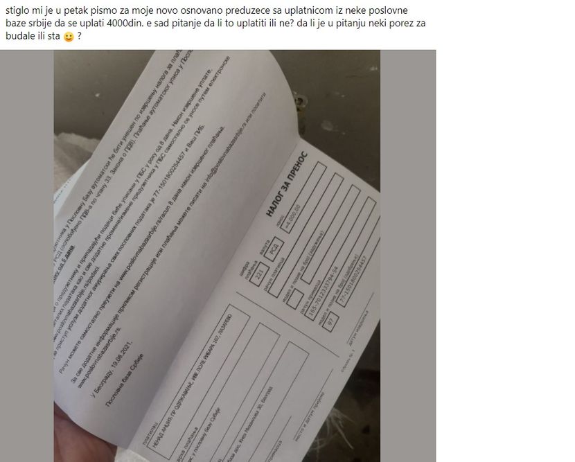 uplatnica
